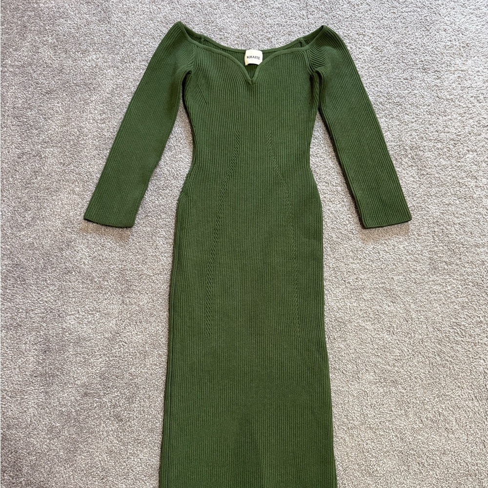 Khaite Green Dress. - Picture 2 of 15
